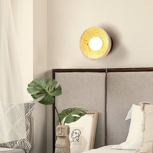 Cream Marble Wall Lamp